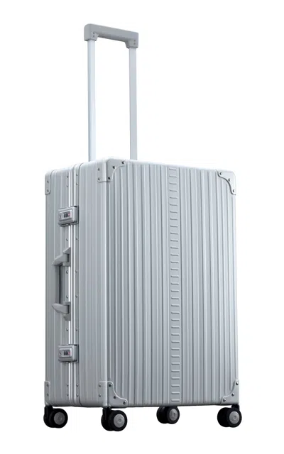 Aleon - 26" Traveler Checked - Silver In White