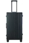 Aleon International Trunk Checked 30 Suitcase In Onyx
