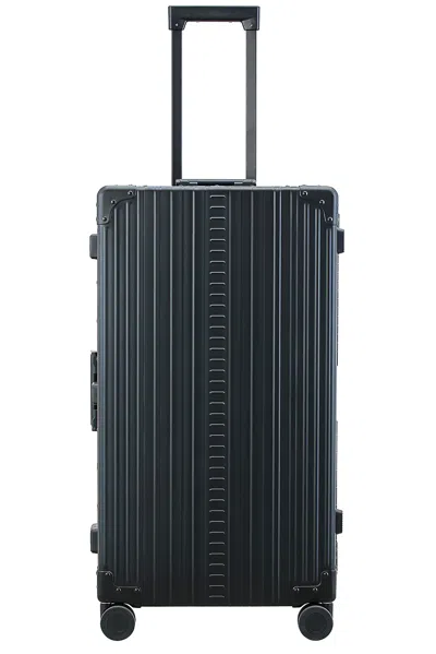Aleon International Trunk Checked 30 Suitcase In Onyx