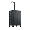 Aleon Traveler 26 Aluminum Spinner Suitcase In Black