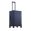 Aleon Traveler 26 Aluminum Spinner Suitcase In Blue