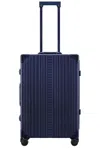 Aleon Traveler Checked 26 Suitcase In Sapphire