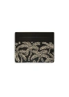 Alepel Abstract Palms Cardholder In Abstract Palms
