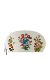 Alepel Dreamscape Faux Leather Makeup Bag In White