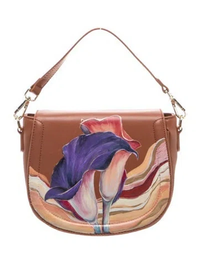 Pre-owned Alepel Leather Top Handle Bag In Multi