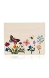 Alepel Pressed Flowers Faux Leather Cardholder