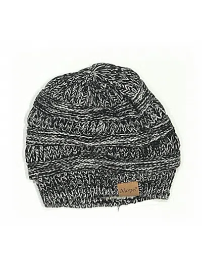 Pre-owned Alepo Kids' Beanie Hat In Black