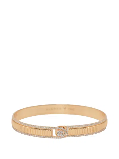 Alessa Jewelry Bevel-edge Diamond Bracelet In Blue
