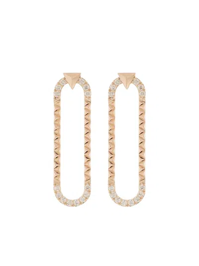 Alessa Jewelry Diamond Earrings In Gold