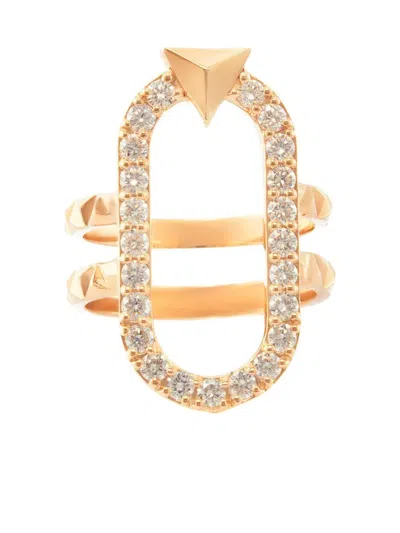 Alessa Jewelry Energy Diamond Ring In Pink