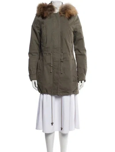 Pre-owned Alessandra Chamonix Parka In Green