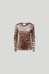 Alessandra Gallo T-shirt Violet Maculata In Multicolore