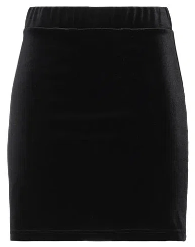 Alessandra Gallo Woman Mini Skirt Black Size 8 Polyester, Elastane