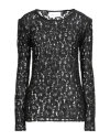 Alessandra Gallo Woman Top Black Size 10 Polyester