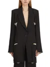 Alessandra Marchi Multilayered Ramie Jacket