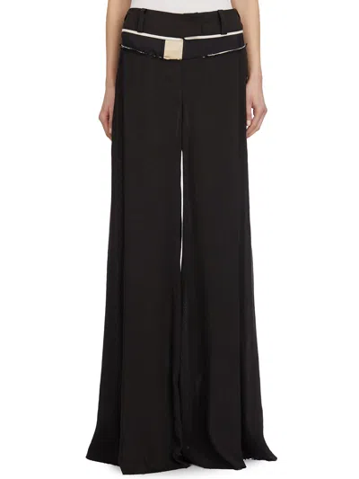 ALESSANDRA MARCHI ALESSANDRA MARCHI WIDE RAMIE TROUSERS
