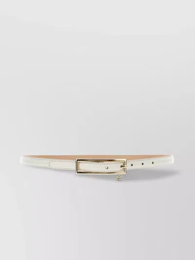 ALESSANDRA RICH ADJUSTABLE CHARM DETAIL GOLD-TONE BELT