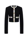 Alessandra Rich Alpaca Knitted Cropped Cardigan