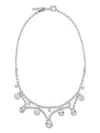 Alessandra Rich Crystal-embellished Choker Necklace In Metallic