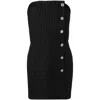 Alessandra Rich Wool Dress In Black