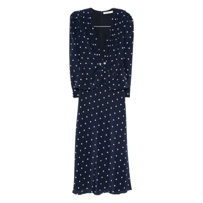 ALESSANDRA RICH ALESSANDRA RICH BLUE DRESSES - DAY DRESSES WOMEN