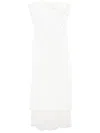 Alessandra Rich Bow-detailed Midi Dress In White