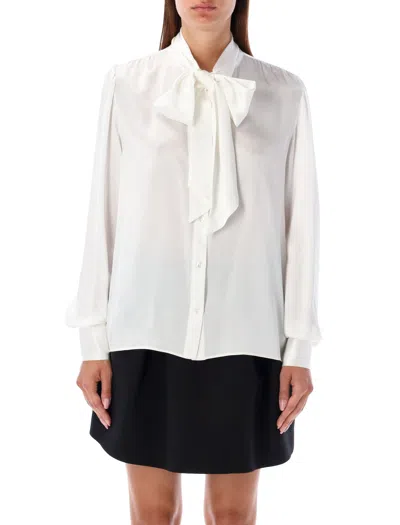 ALESSANDRA RICH BOW SHIRT