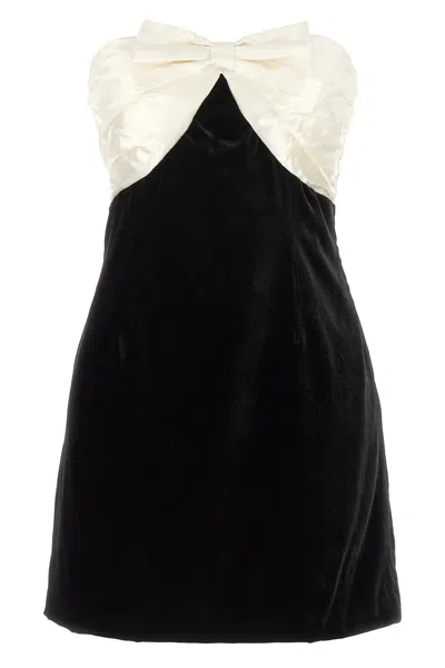 ALESSANDRA RICH ALESSANDRA RICH BOW SHORT DRESS