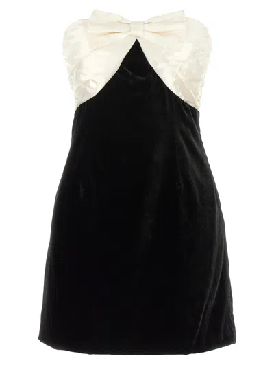ALESSANDRA RICH ALESSANDRA RICH BOW SHORT DRESS