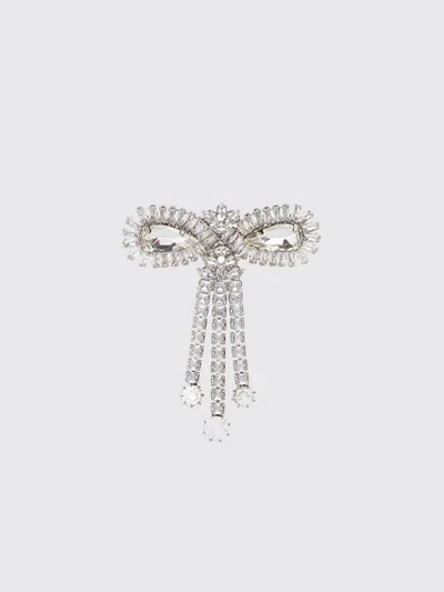 Alessandra Rich Brooch Woman In Transparent