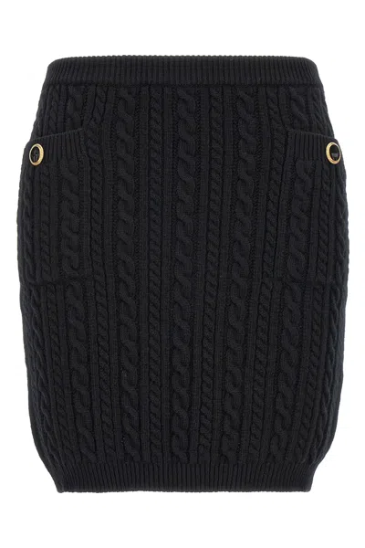 ALESSANDRA RICH ALESSANDRA RICH BUTTON SKIRT