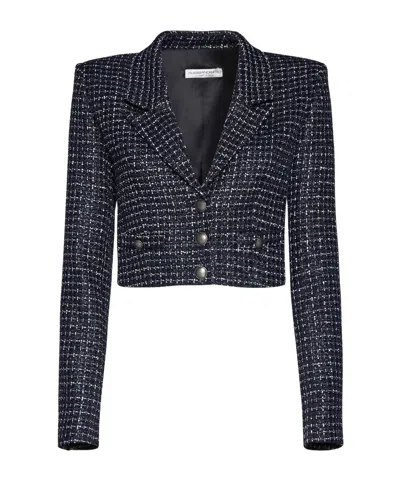 ALESSANDRA RICH ALESSANDRA RICH BUTTON-UP CROPPED JACKET