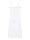 Alessandra Rich Buttoned-up Midi Dress