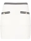 ALESSANDRA RICH ALESSANDRA RICH CABLE KNITTED MINI SKIRT