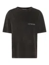 Alessandra Rich Crystal-embellished Graphic-print T-shirt In Grey