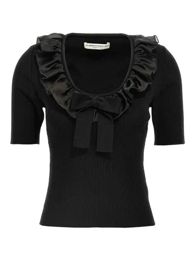 ALESSANDRA RICH CAMISETA - NEGRO