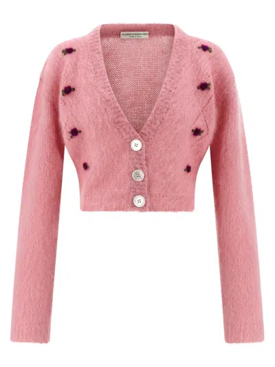 ALESSANDRA RICH 'CARDED MOHAIR' CARDIGAN