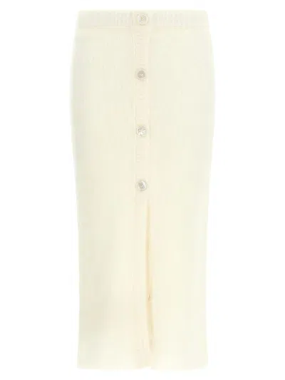 ALESSANDRA RICH ALESSANDRA RICH 'CARDED MOHAIR' SKIRT