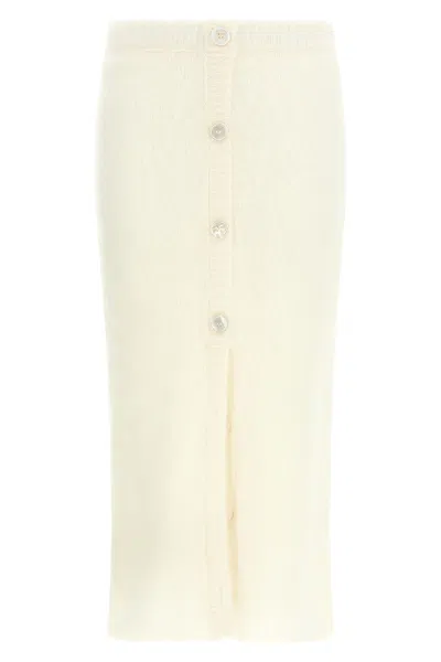 ALESSANDRA RICH 'CARDED MOHAIR' SKIRT
