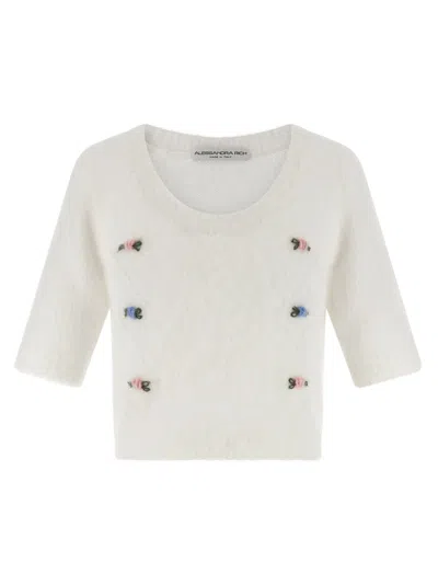 ALESSANDRA RICH ALESSANDRA RICH 'CARDED MOHAIR' SWEATER
