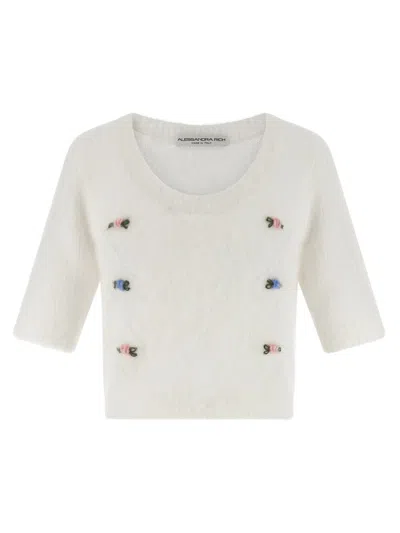 ALESSANDRA RICH ALESSANDRA RICH 'CARDED MOHAIR' SWEATER