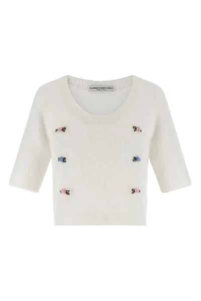 ALESSANDRA RICH 'CARDED MOHAIR' SWEATER
