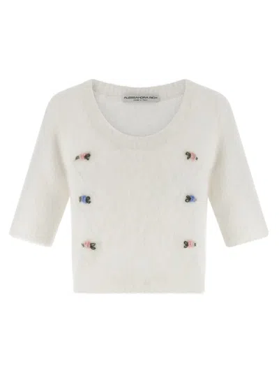 ALESSANDRA RICH 'CARDED MOHAIR' SWEATER