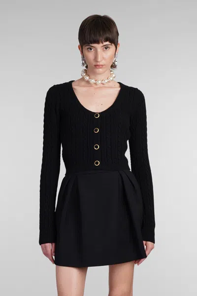 Alessandra Rich Cardigan In Black