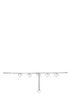 Alessandra Rich Embellished Metal Belt In 001