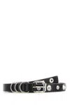Alessandra Rich Spikes Belt In Black