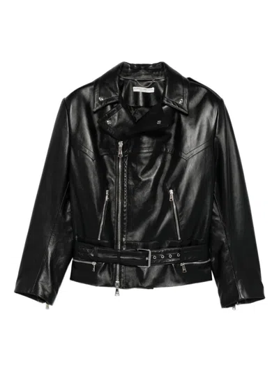 Alessandra Rich Coats In Black