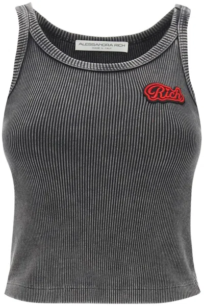 ALESSANDRA RICH COTTON TANK TOP