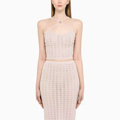 ALESSANDRA RICH ALESSANDRA RICH CRISS-CROSS TOP