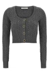 Alessandra Rich Wool Knitted Cardigan